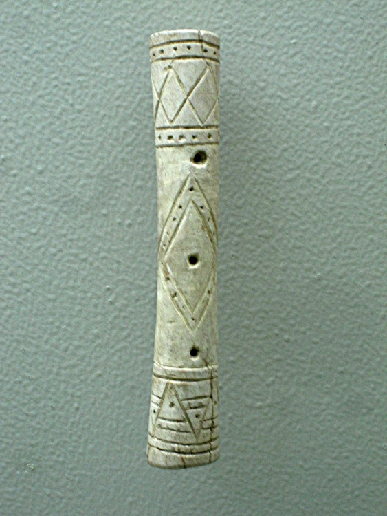 Flûte en os Tayrona (400 - 1500) nord de la côte caraïbe