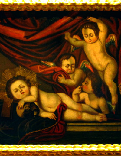 Le rêve de l'enfant Jésus, XVIIIe siècle, Musée d'histoire de Cusco