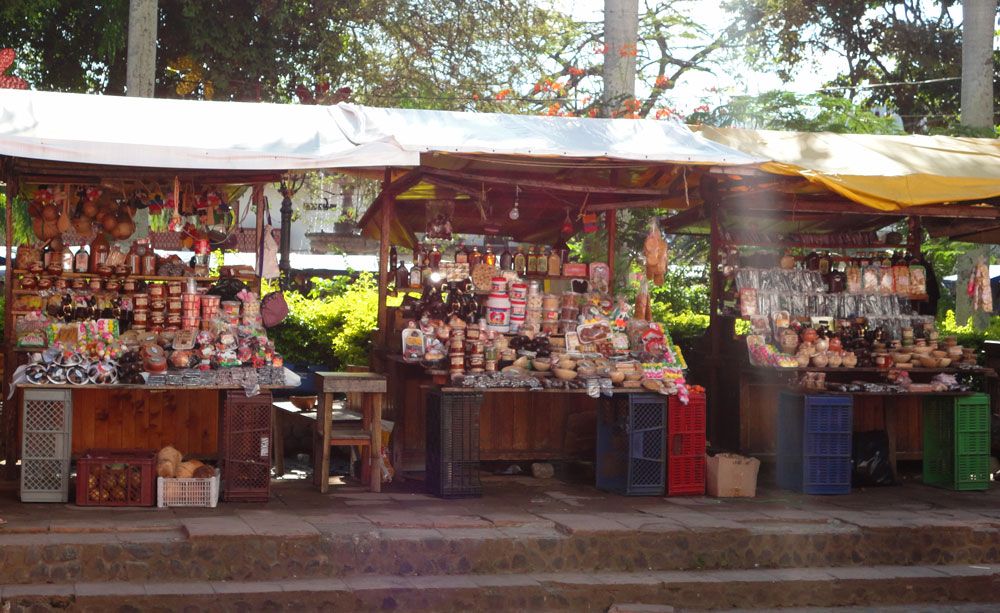 Santa Fe de Antioquia, marché de noël