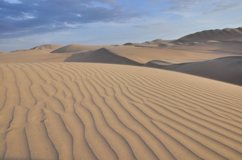 Le désert, au dessus de Huacachina