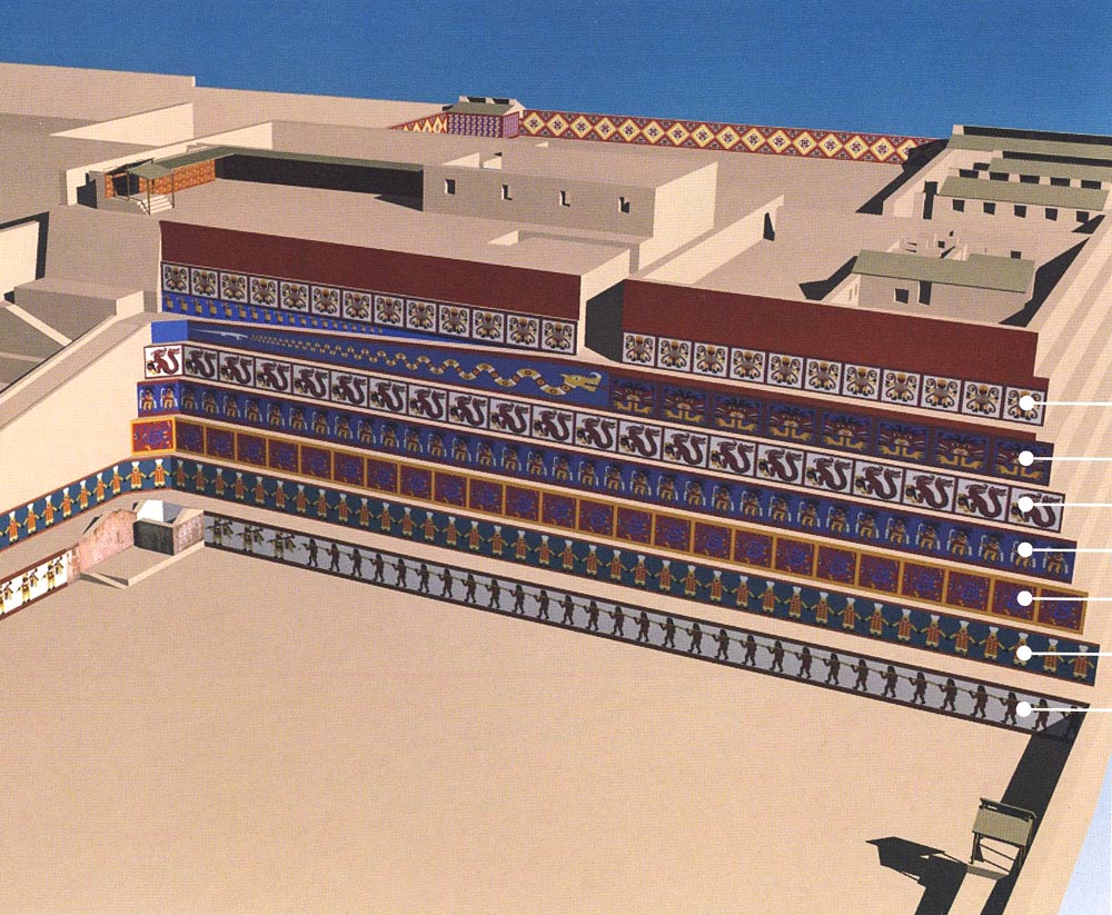 Vue de la place cérémonielle - Huaca de la Luna